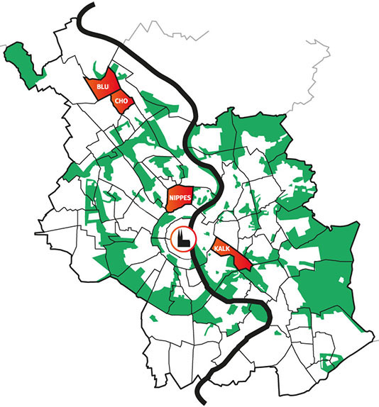 Karte Köln DFV
