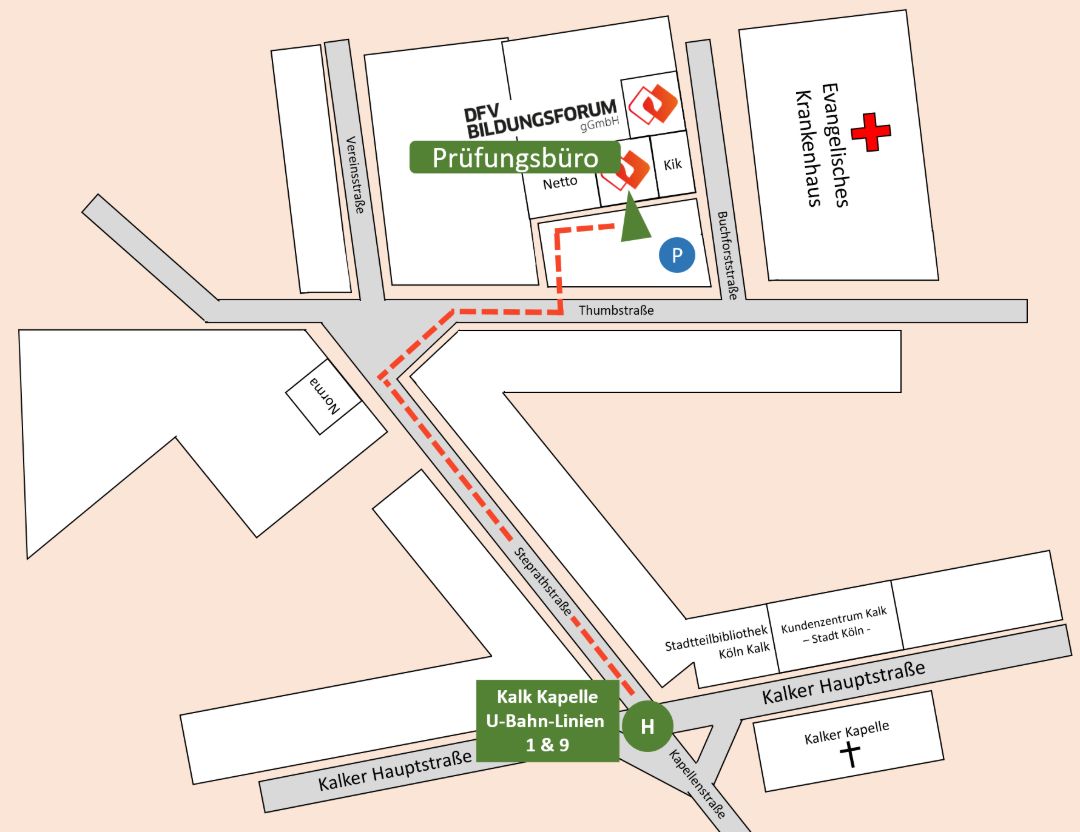 Foto der Außenstelle Pr&uuml;fungszentrum Kalk