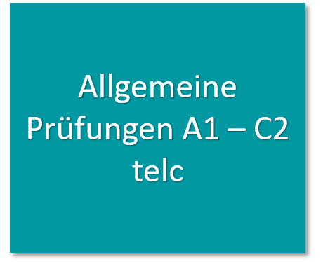 Kachel mit Schriftzug "Allgemeine Prüfungen"